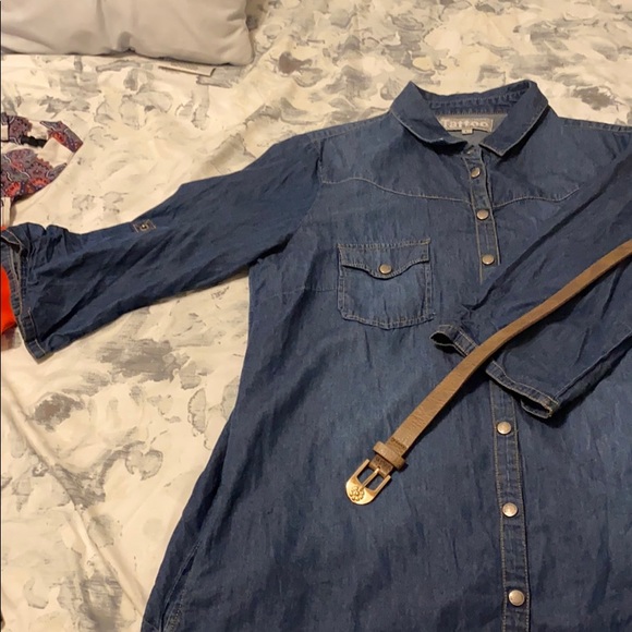 Jean like dress - Picture 2 of 4